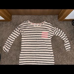 Striped long sleeve-multicolored
